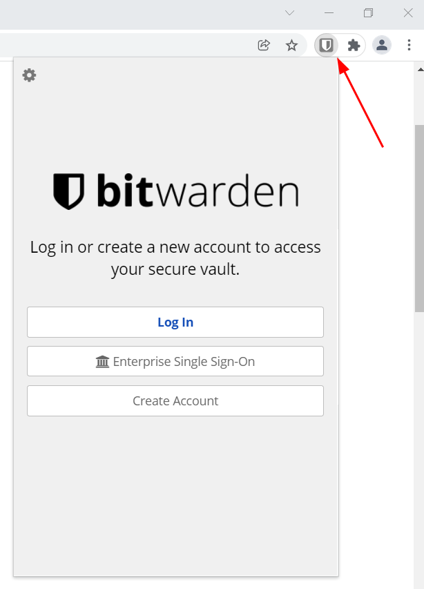 Bitwarden login