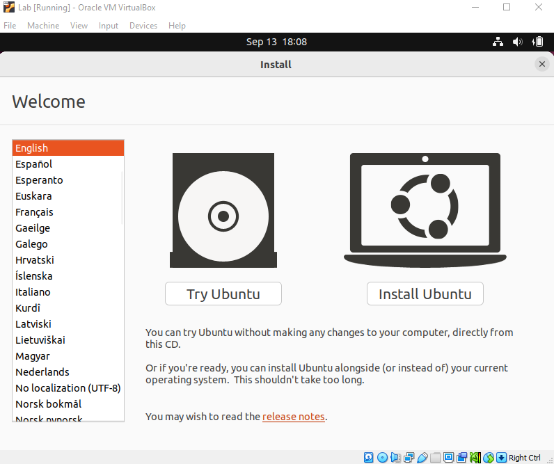 Install Ubuntu